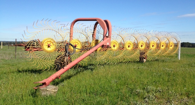 inline rake hay wheel 9 Sitrex inline for  wheel hay  9 sale Machinery rake